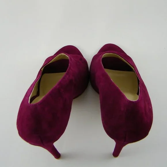 VINCE CAMUTO Women's High Heel Purple Pump Size 10 M  Suede Leather VC- Rallien - Picture 4 of 10